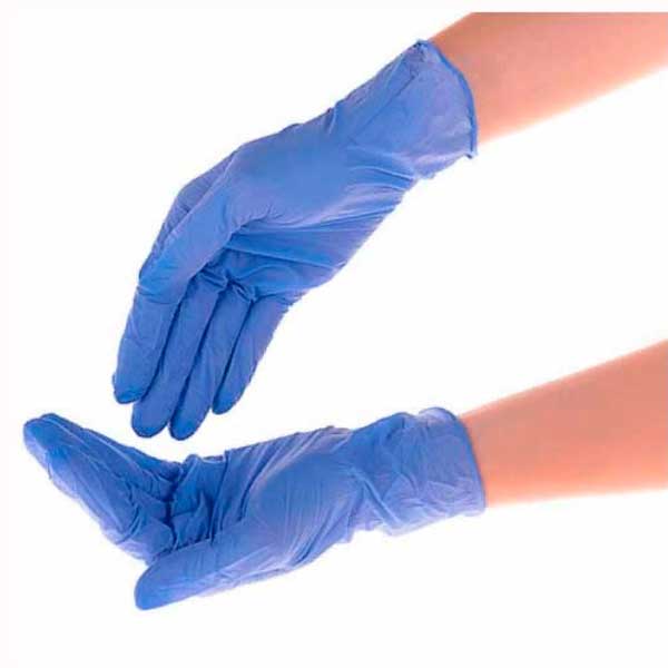 Нитриловые стерильные неопудренные перчатки в индивидуальной упаковке